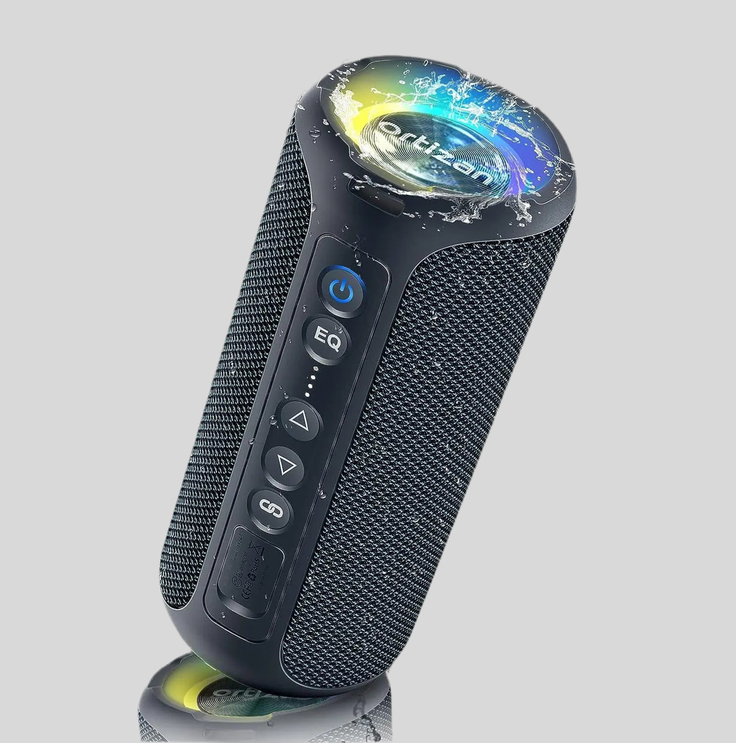 BeatWave Bluetooth Speaker Waterproof RGB Speaker Output Power 40W LED Light Pulse