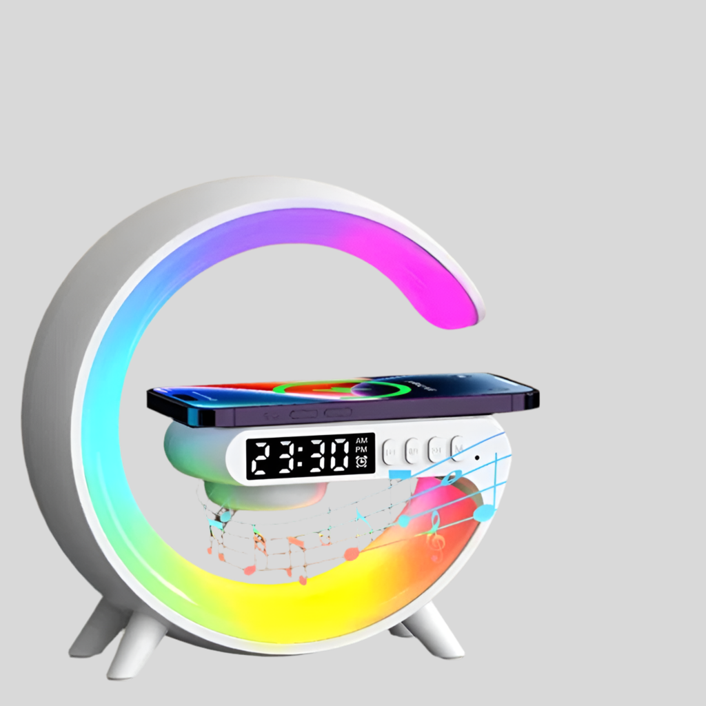 DreamStation Bedside Clock Smart Alarm Clock Qi Wireless Charger LED Soft Night Light