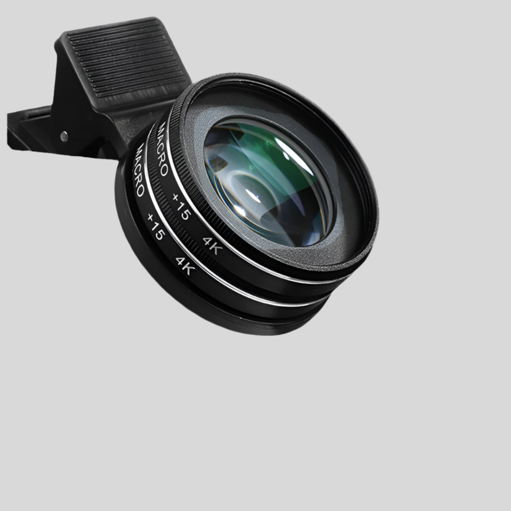 MacroLens Pro Kit Smartphone Camera Lenses Macro, Wide-Angle, Fish-Eye, Telephoto Clip-On