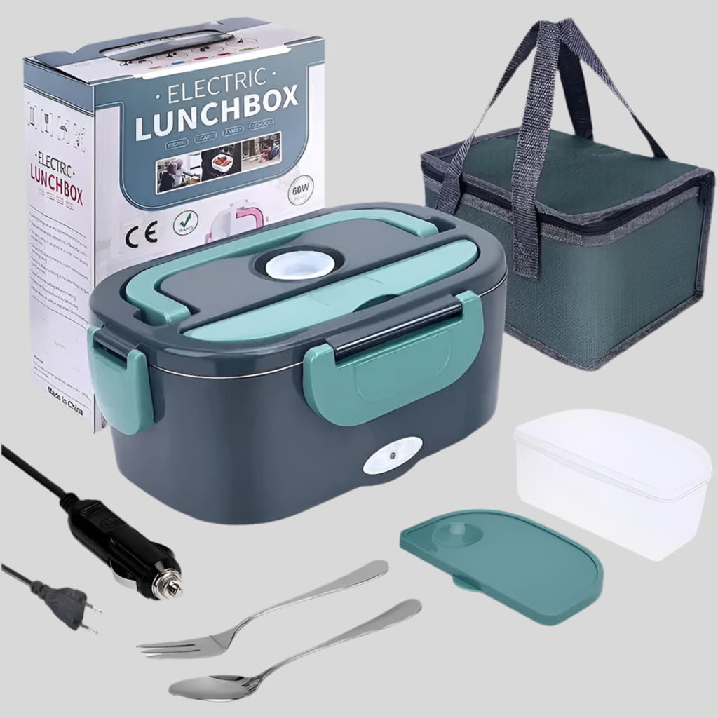 HotBox Portable Lunch Warmer 1.5L Stainless Steel Leak-Proof Container Electric