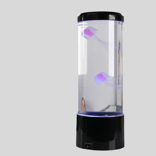 AquaLuxe Jellyfish LED Ambient Lamp Remote Button Control USB Powered