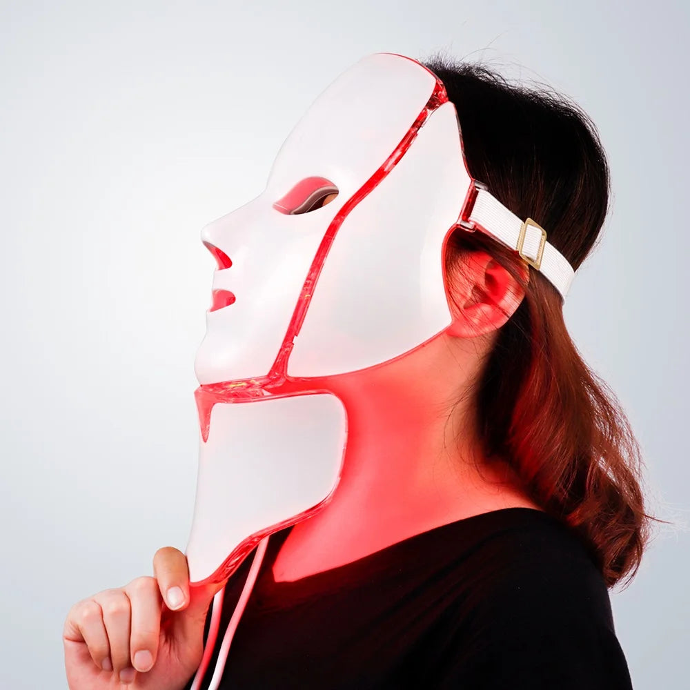 Radiance LED Therapy Mask Light Modes 7 Colors Anti-Aging Acne Care Skin Brightening