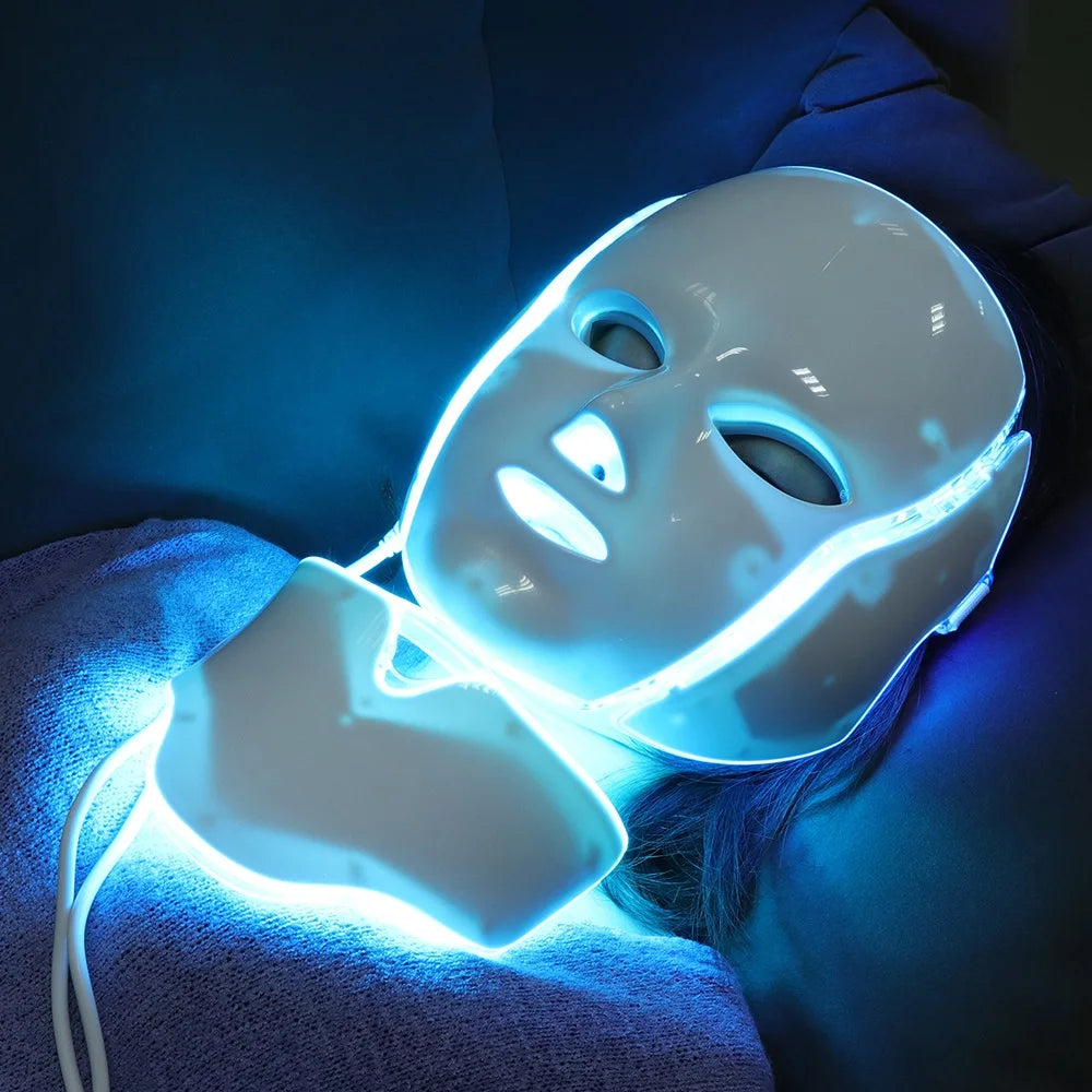 Radiance LED Therapy Mask Light Modes 7 Colors Anti-Aging Acne Care Skin Brightening