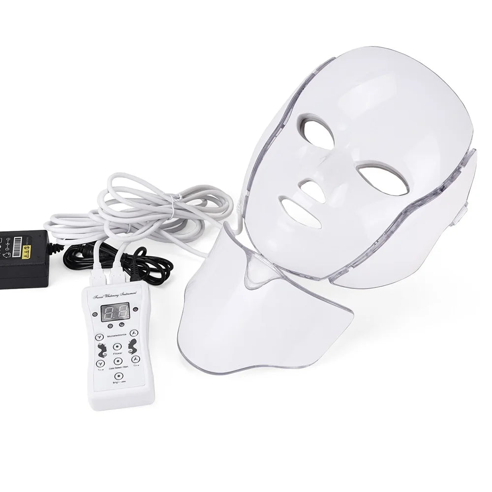 Radiance LED Therapy Mask Light Modes 7 Colors Anti-Aging Acne Care Skin Brightening