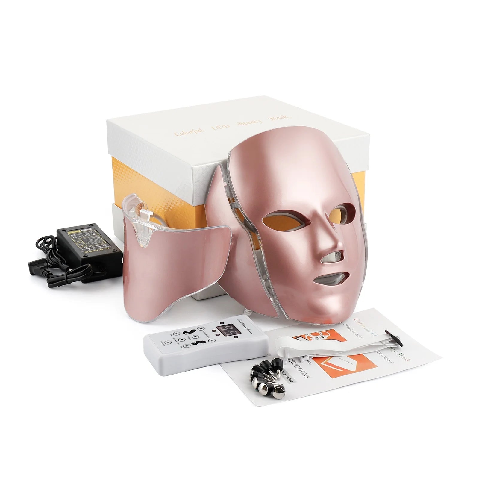 Radiance LED Therapy Mask Light Modes 7 Colors Anti-Aging Acne Care Skin Brightening