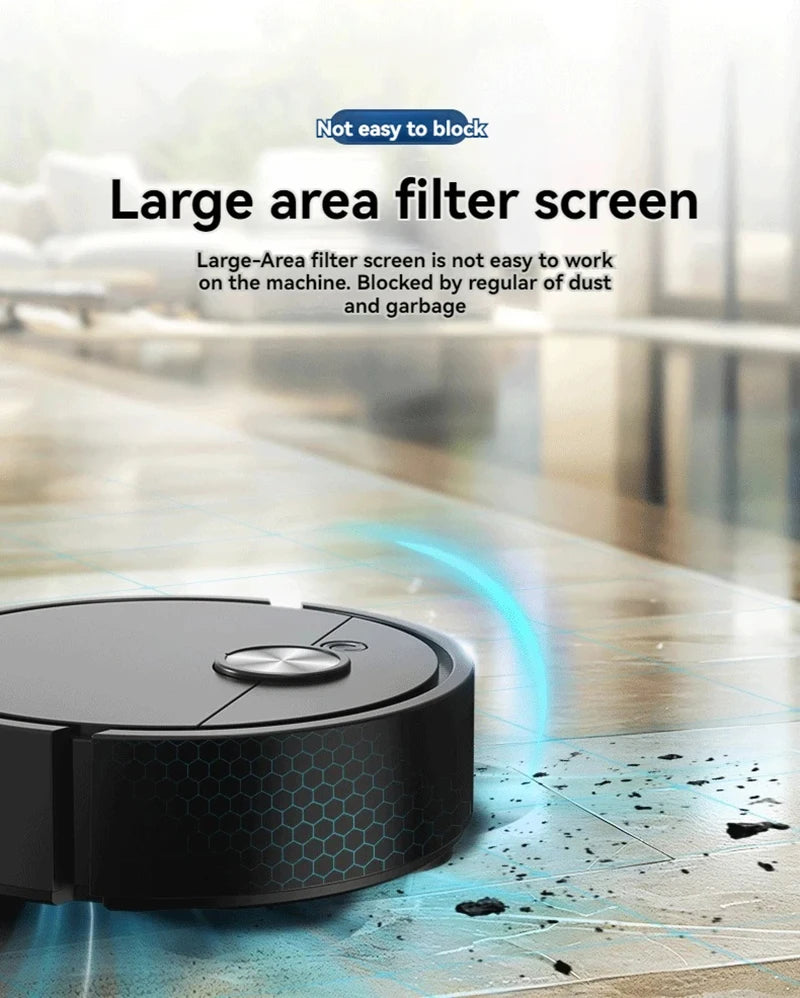SweepBot 4000 Robotic Vacuum Cleaner Smart Sensors with Anti-Collision Detection