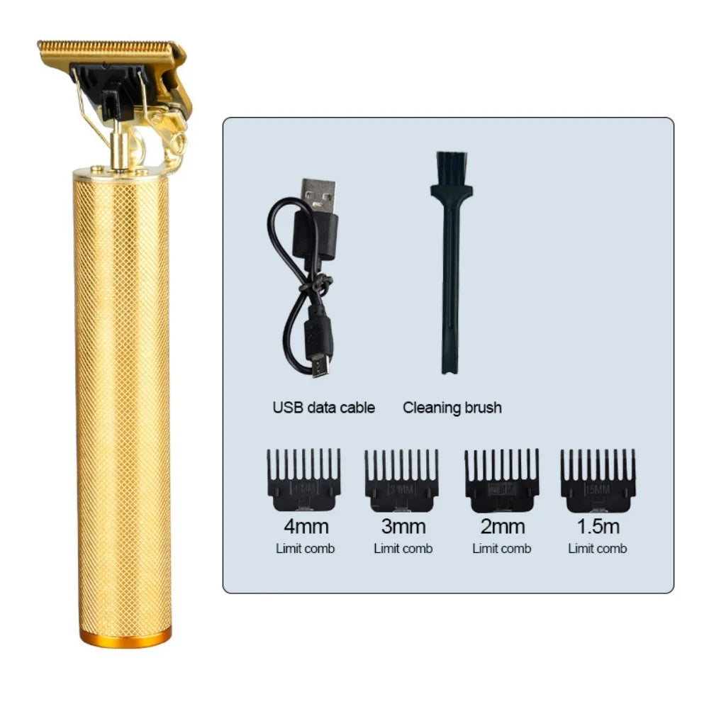 BeardMaster Pro Trimmer Rechargeable Hair & Beard Trimmer Cordless Design