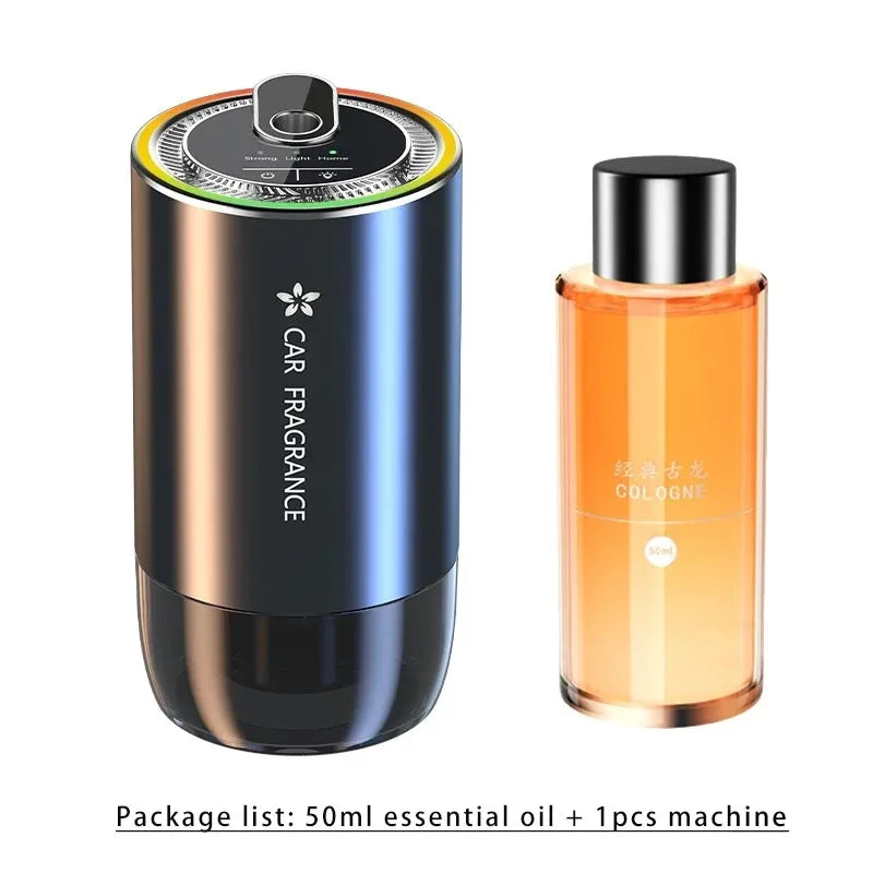 AutoAroma Car Diffuser Essential Oil Car Diffuser 1000mAh USB Rechargeable LED Night Light
