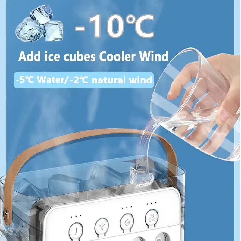 AeroChill 3-in-1 Air Cooler Personal Air Cooler Fan + Humidifier + Night Light