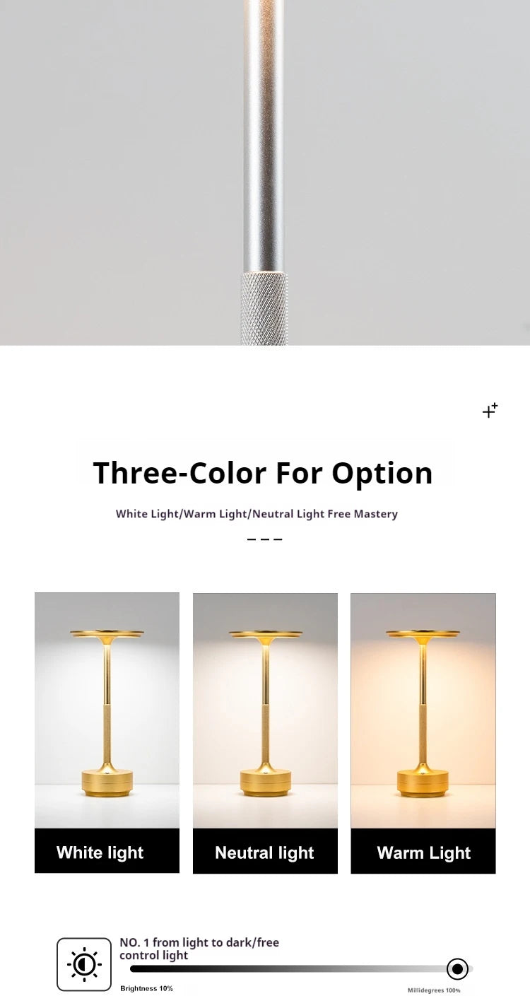 LumiCharge USB Lamp LED Desk Lamp with Wireless Charging  Light Modes Adjustable Brightness