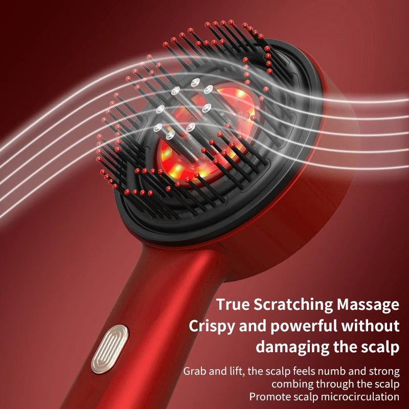 TheraComb Laser Massager Scalp & Hair Growth Brush Red Light Therapy