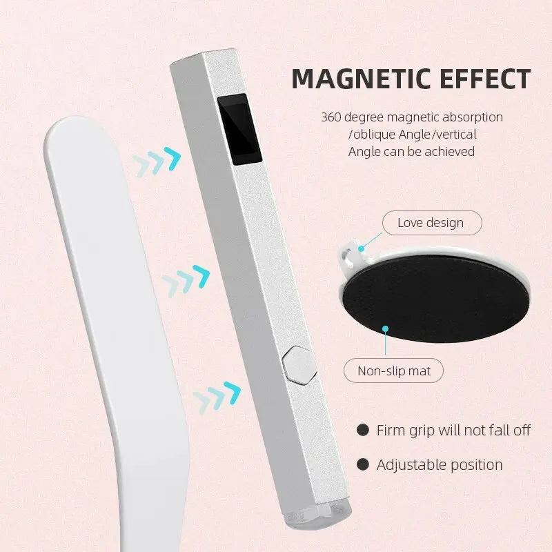 NailGlo UV Dryer Gel Nail Curing Lamp Auto-Sensor Activation  USB Rechargeable
