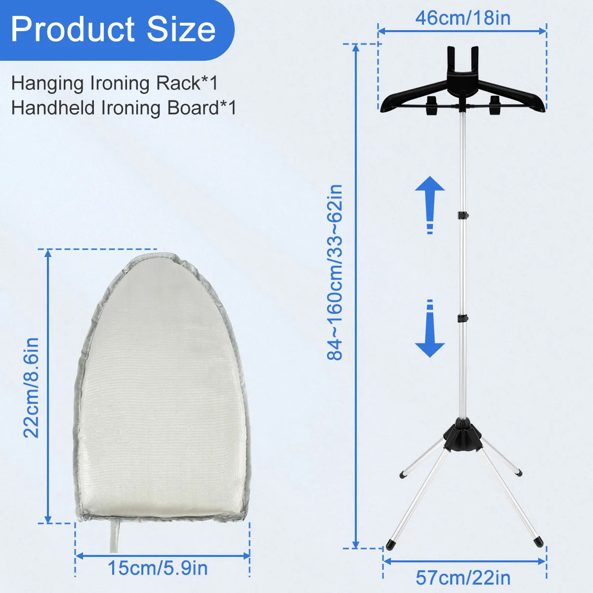 SteamerMate Garment Rack Foldable Steaming Station Accessory