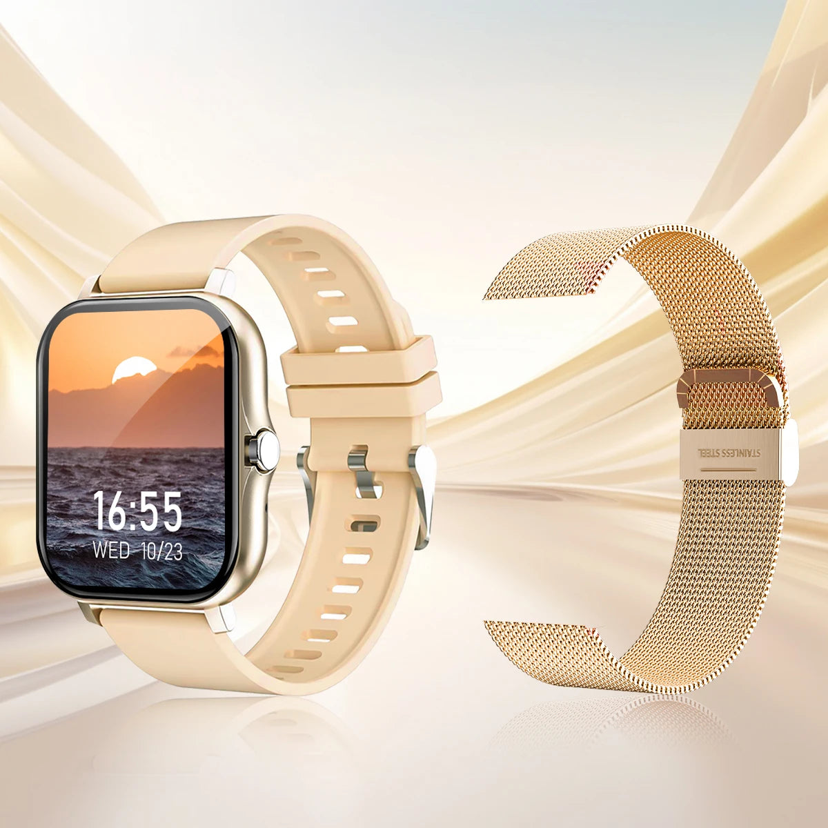 WristCall Smartwatch Smart Fitness & Communication Watch HD Touchscreen Call + Message Notifications