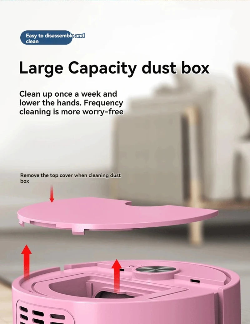 SweepBot 4000 Robotic Vacuum Cleaner Smart Sensors with Anti-Collision Detection