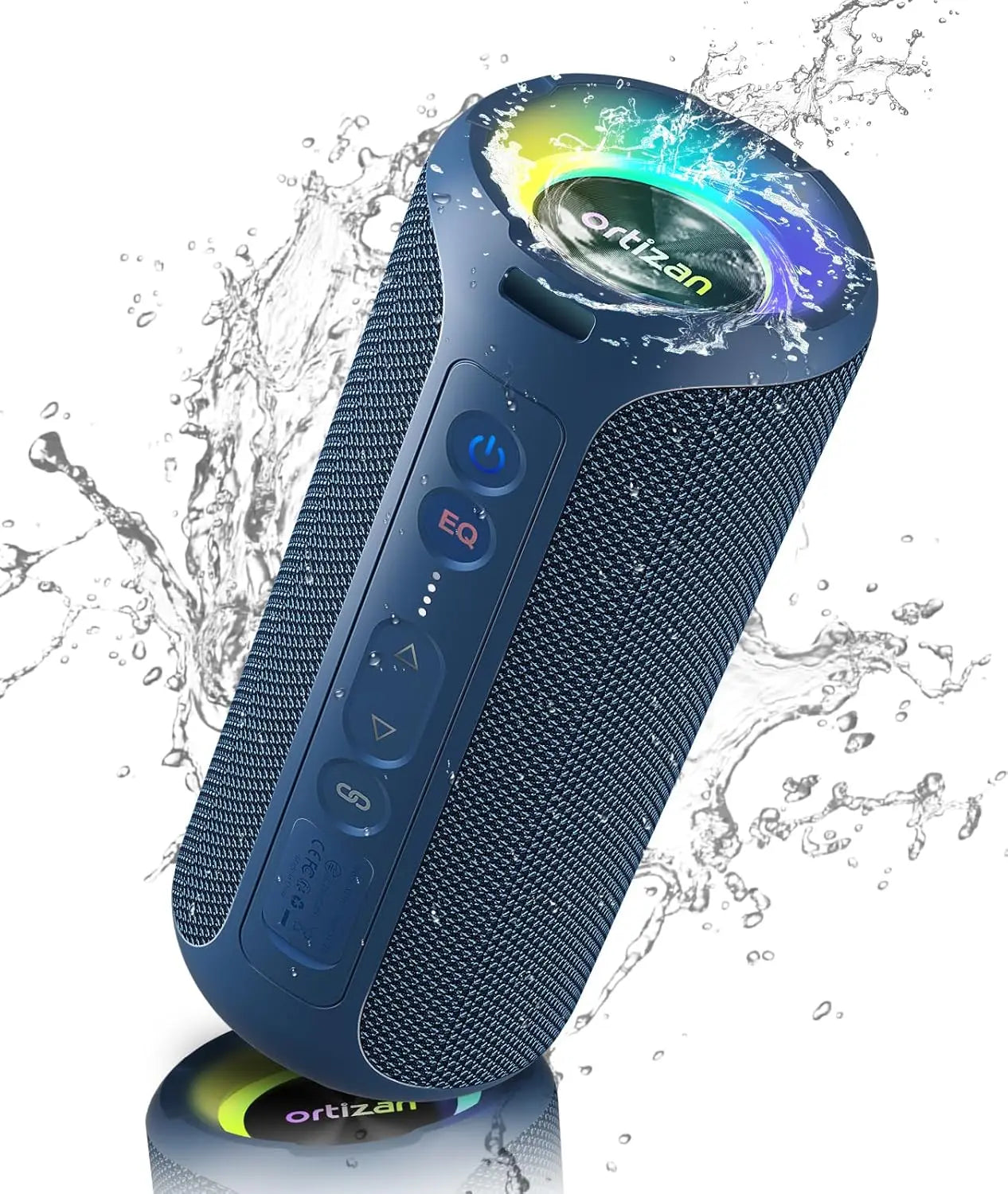 BeatWave Bluetooth Speaker Waterproof RGB Speaker Output Power 40W LED Light Pulse
