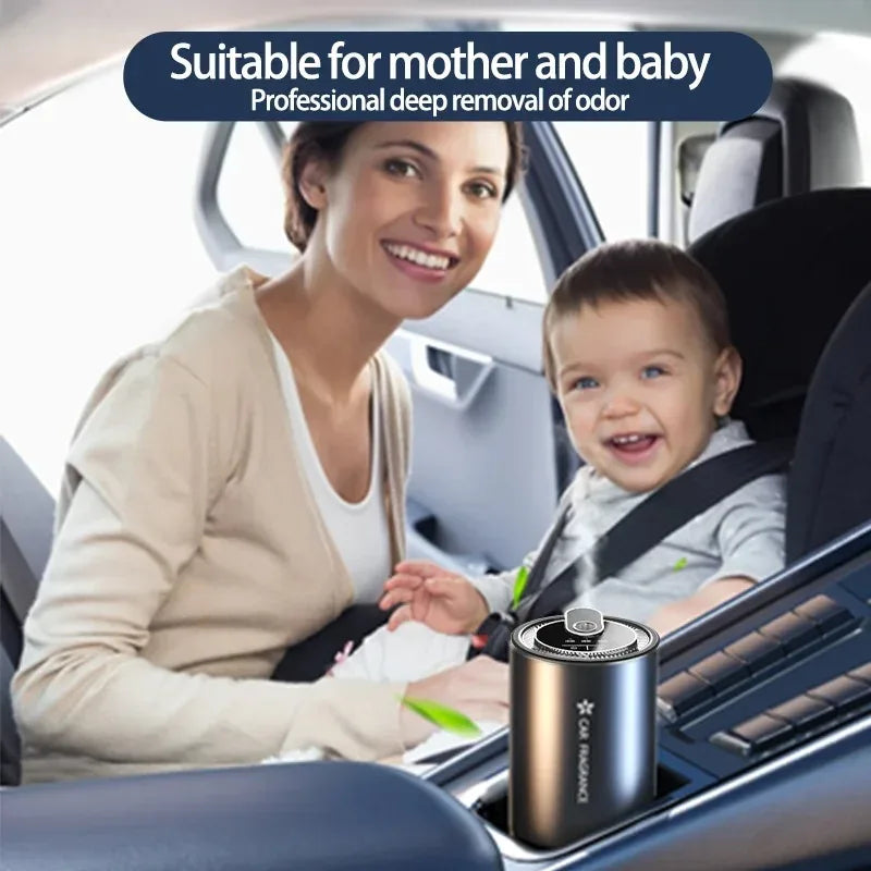 AutoAroma Car Diffuser Essential Oil Car Diffuser 1000mAh USB Rechargeable LED Night Light