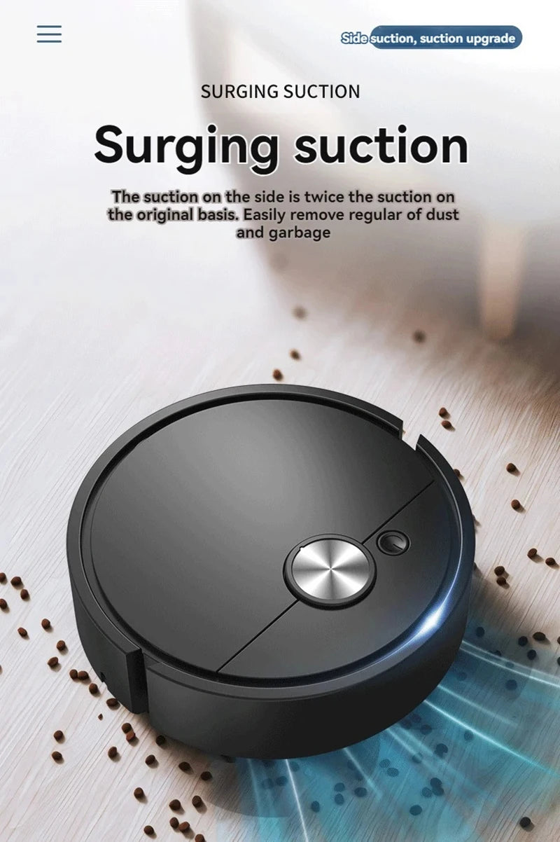 SweepBot 4000 Robotic Vacuum Cleaner Smart Sensors with Anti-Collision Detection