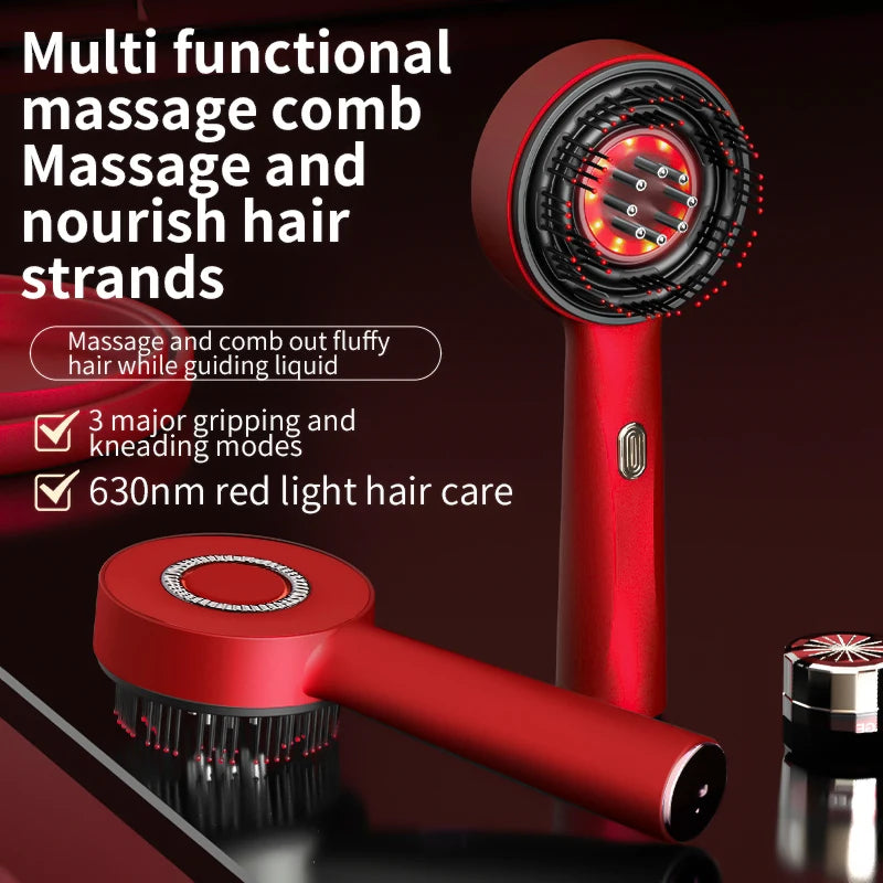 TheraComb Laser Massager Scalp & Hair Growth Brush Red Light Therapy