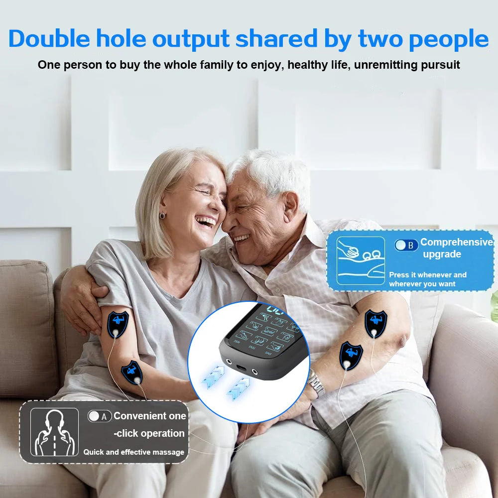 PulseEase TENS Massager USB Rechargeable Muscle Recovery, Chronic Pain Relief, Mobility Support