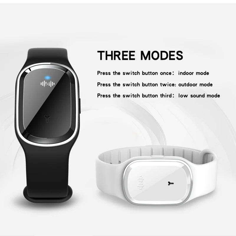 BuzzStop Mosquito Repeller  Ultrasonic Mosquito Repellent Wristband USB Rechargeable