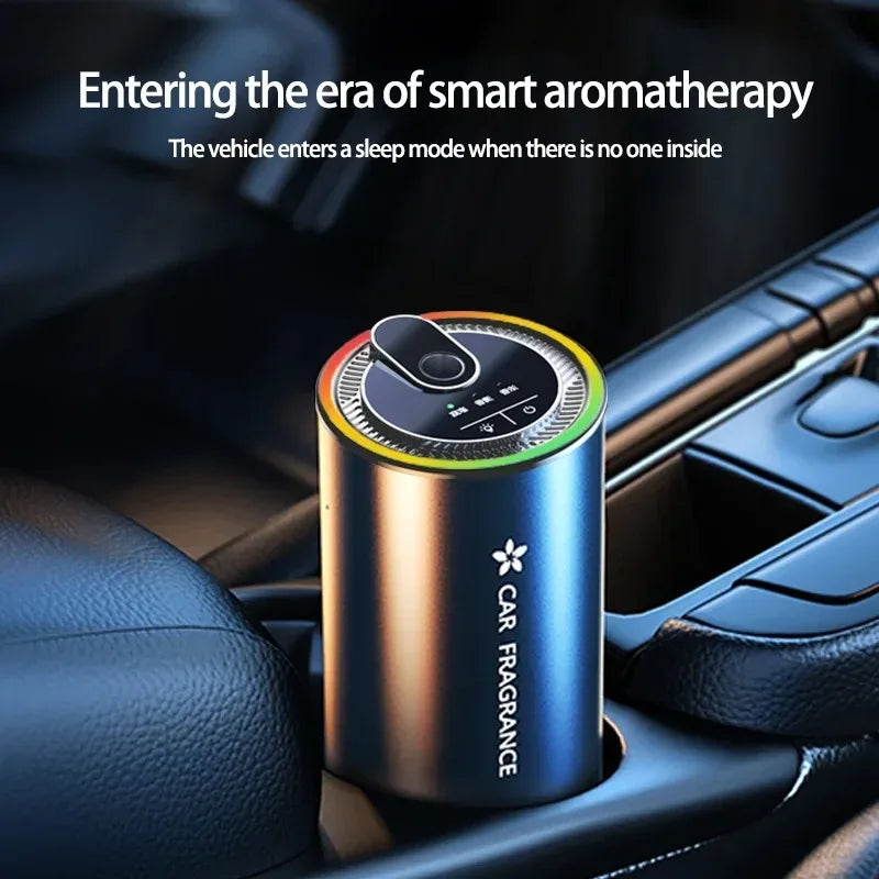 AutoAroma Car Diffuser Essential Oil Car Diffuser 1000mAh USB Rechargeable LED Night Light