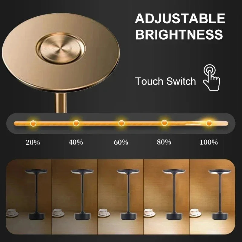 LumiCharge USB Lamp LED Desk Lamp with Wireless Charging  Light Modes Adjustable Brightness