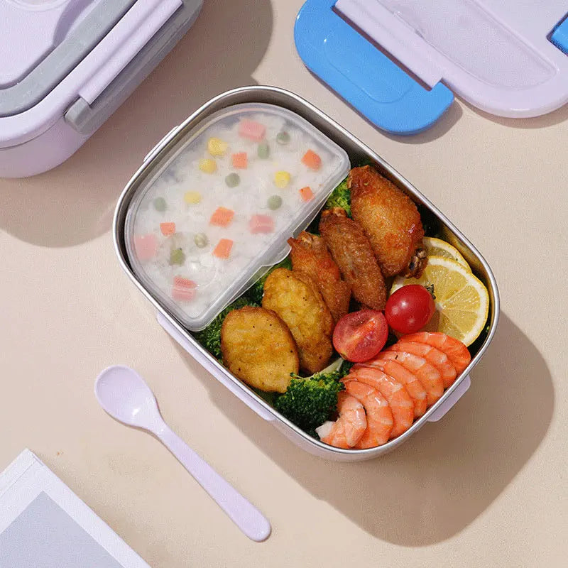 HotBox Portable Lunch Warmer 1.5L Stainless Steel Leak-Proof Container Electric