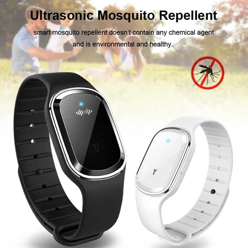 BuzzStop Mosquito Repeller  Ultrasonic Mosquito Repellent Wristband USB Rechargeable