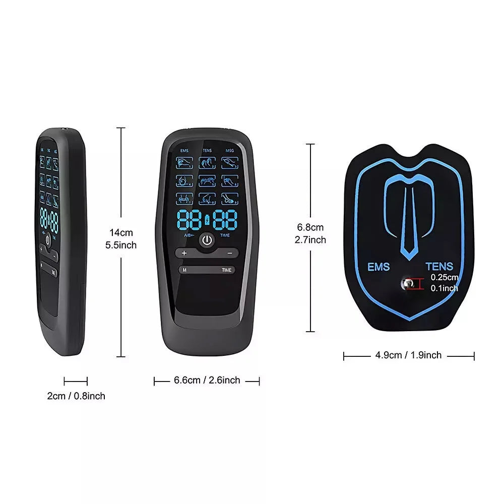 PulseEase TENS Massager USB Rechargeable Muscle Recovery, Chronic Pain Relief, Mobility Support