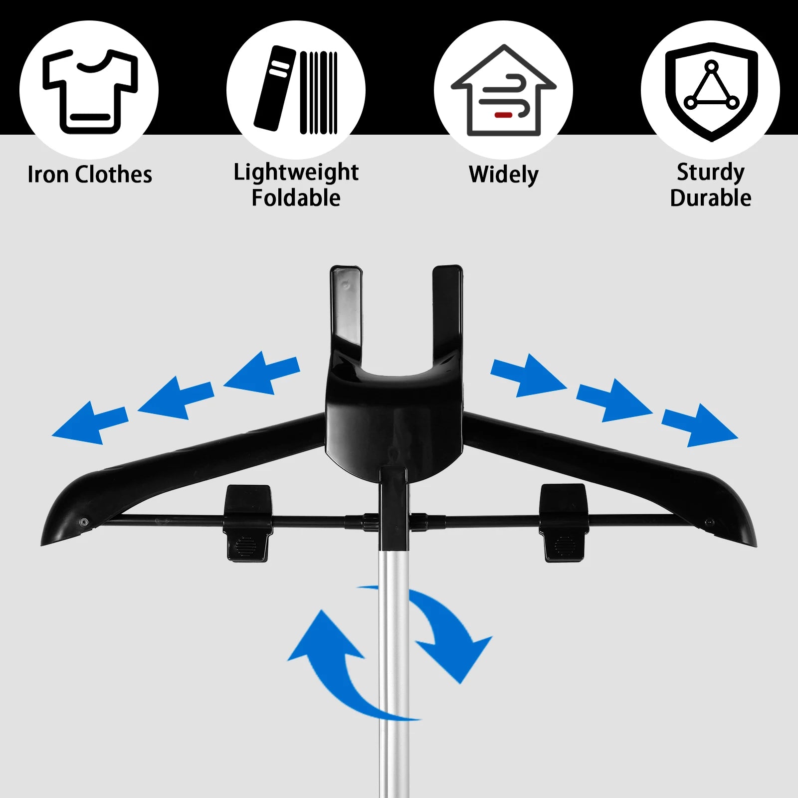 SteamerMate Garment Rack Foldable Steaming Station Accessory