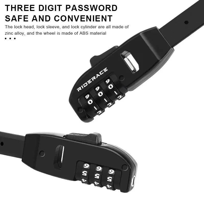 LockSafe Combination Lock 3-Digit Combination Travel Lock Gym Lockers, Travel, Bikes, Outdoor Gear