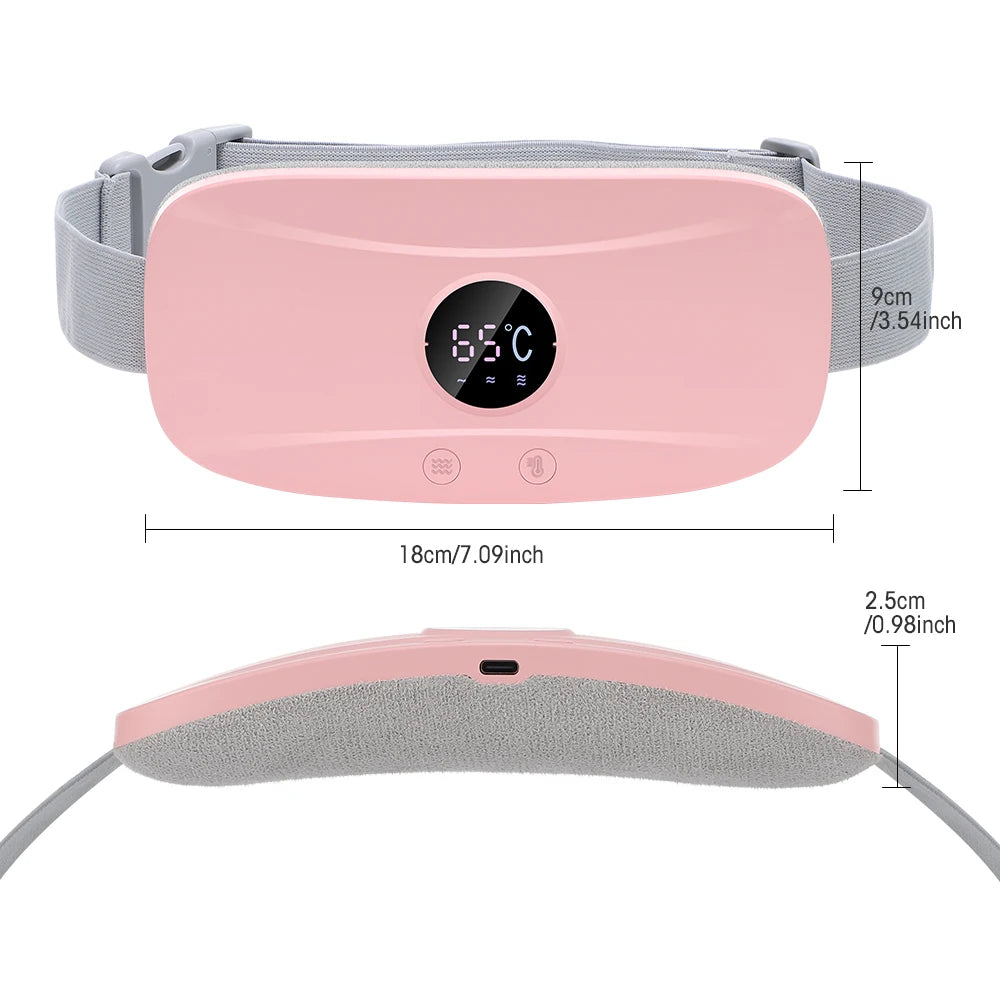 CozyRelief Heating Pad  USB-Powered Heating Belt Adjustable Vibration Massage