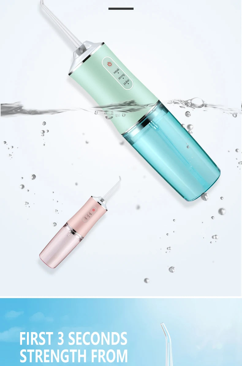 HydroFloss Water Jet Flosser
Cordless Oral Irrigator 4 Interchangeable Tips USB Rechargeable