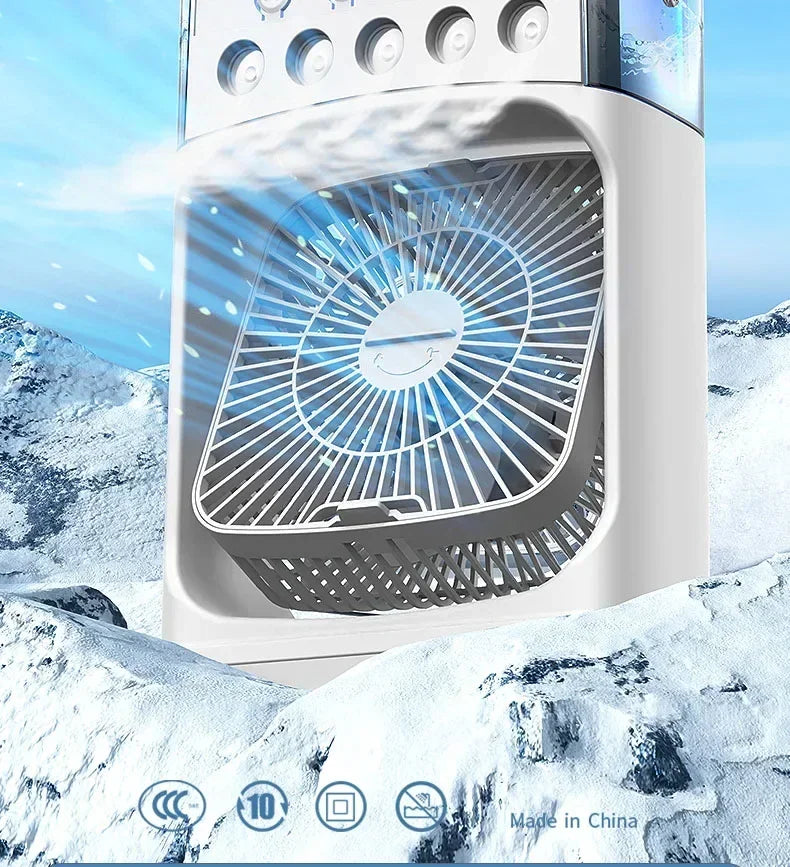 AeroChill 3-in-1 Air Cooler Personal Air Cooler Fan + Humidifier + Night Light