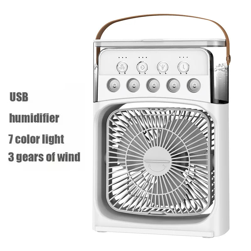 AeroChill 3-in-1 Air Cooler Personal Air Cooler Fan + Humidifier + Night Light