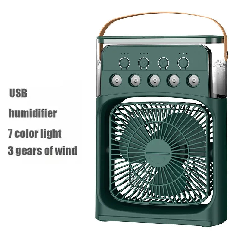 AeroChill 3-in-1 Air Cooler Personal Air Cooler Fan + Humidifier + Night Light