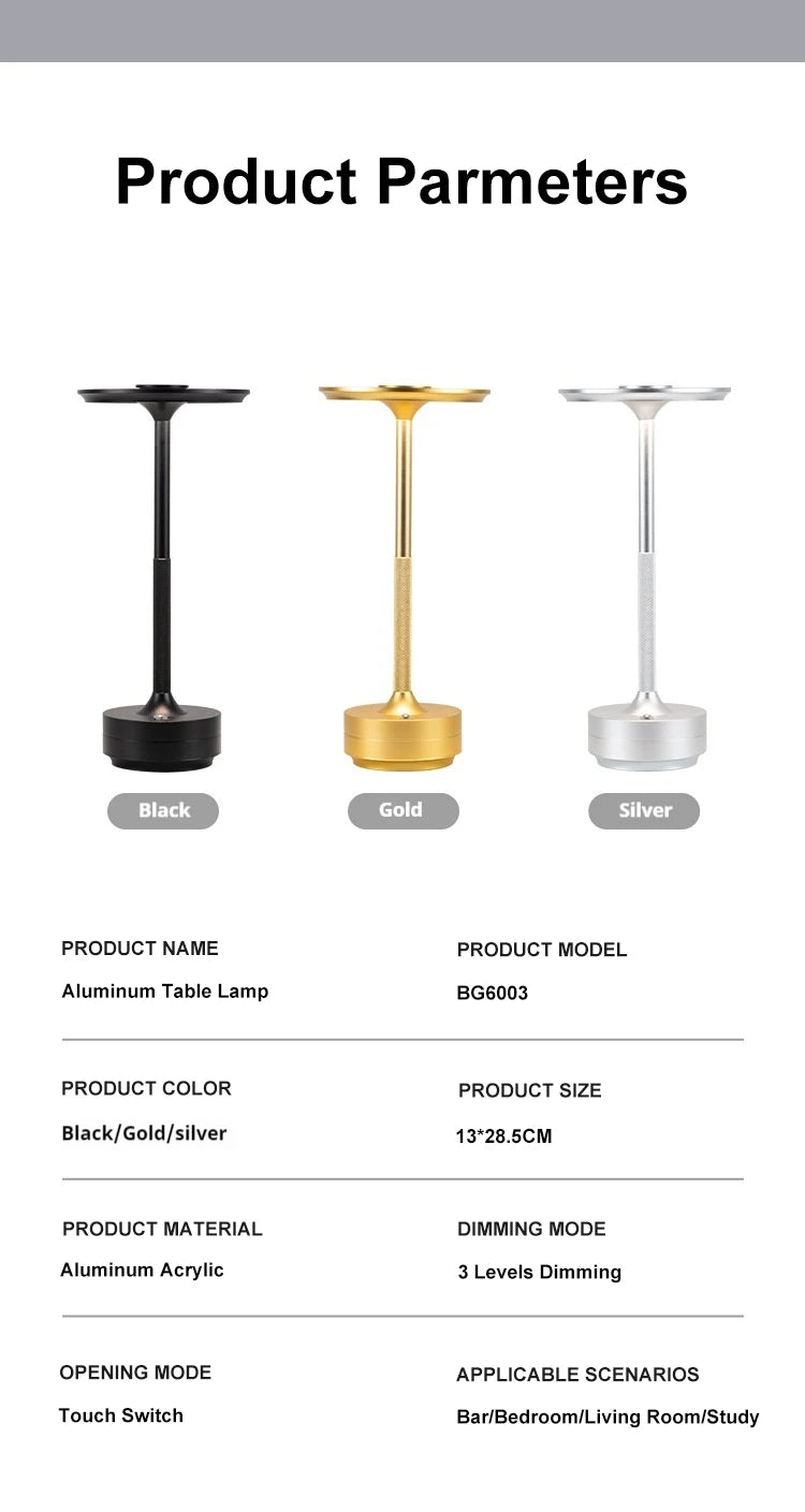 LumiCharge USB Lamp LED Desk Lamp with Wireless Charging  Light Modes Adjustable Brightness