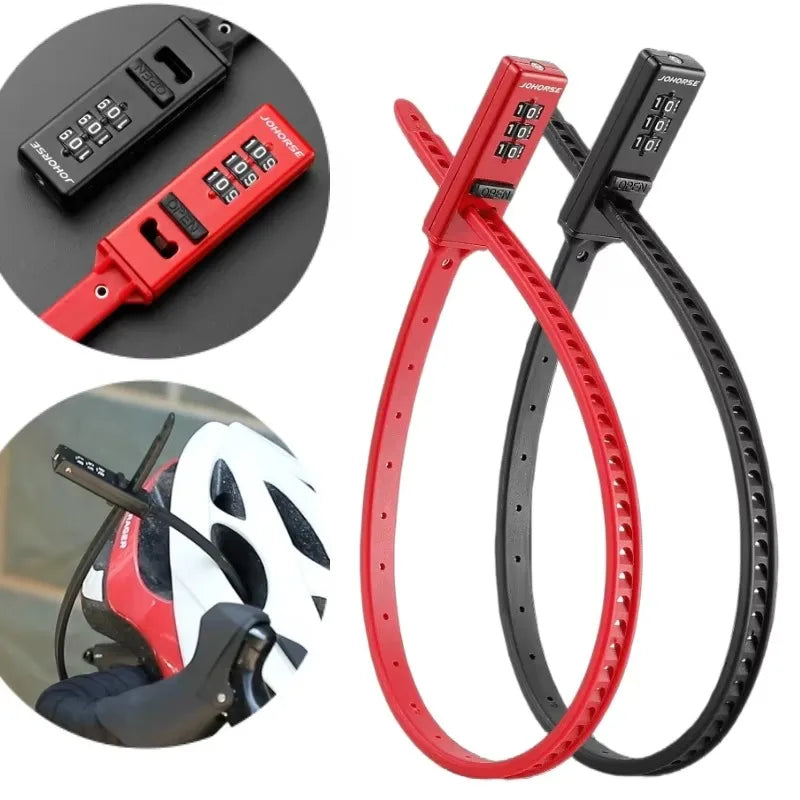 LockSafe Combination Lock 3-Digit Combination Travel Lock Gym Lockers, Travel, Bikes, Outdoor Gear