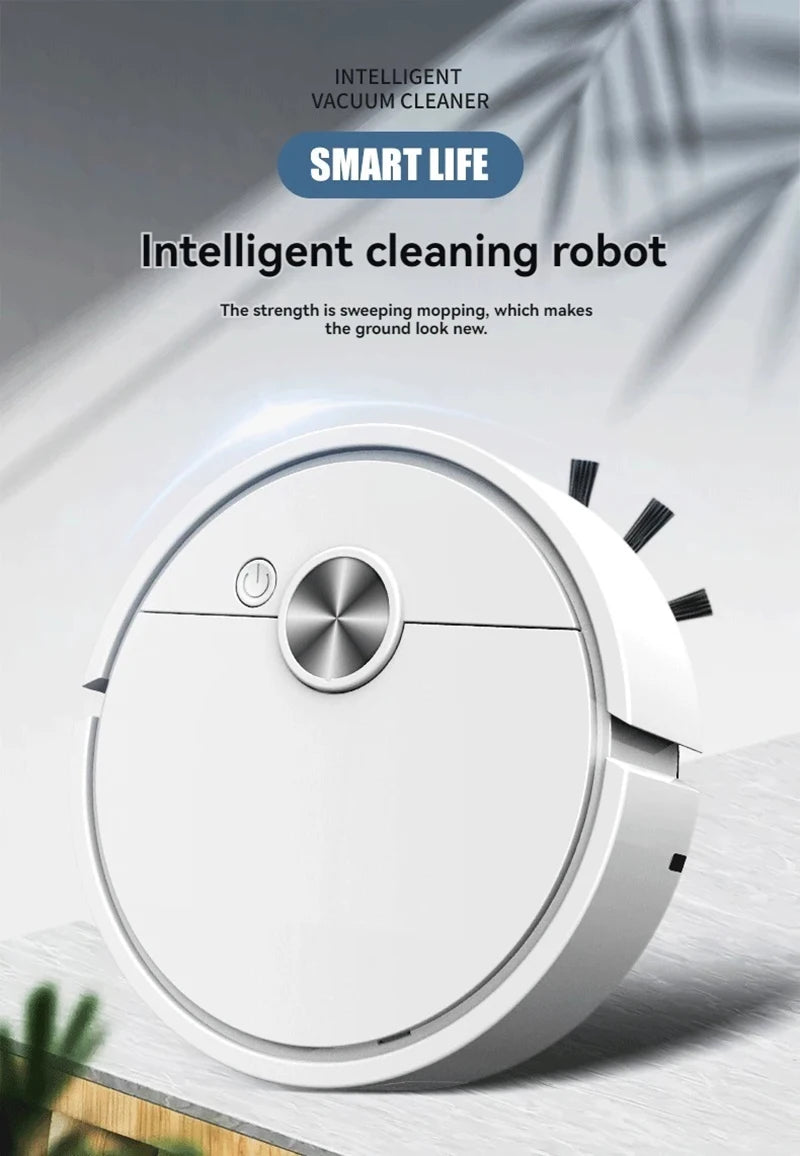 SweepBot 4000 Robotic Vacuum Cleaner Smart Sensors with Anti-Collision Detection