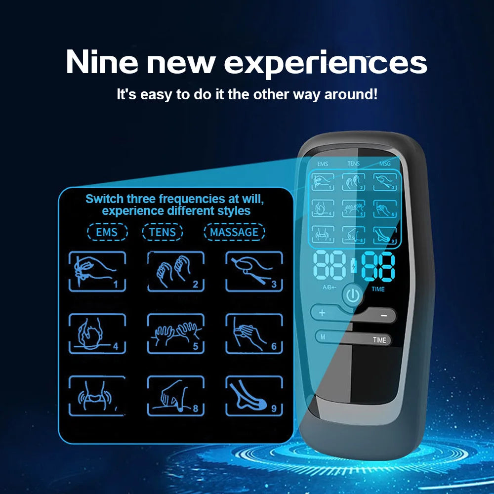 PulseEase TENS Massager USB Rechargeable Muscle Recovery, Chronic Pain Relief, Mobility Support
