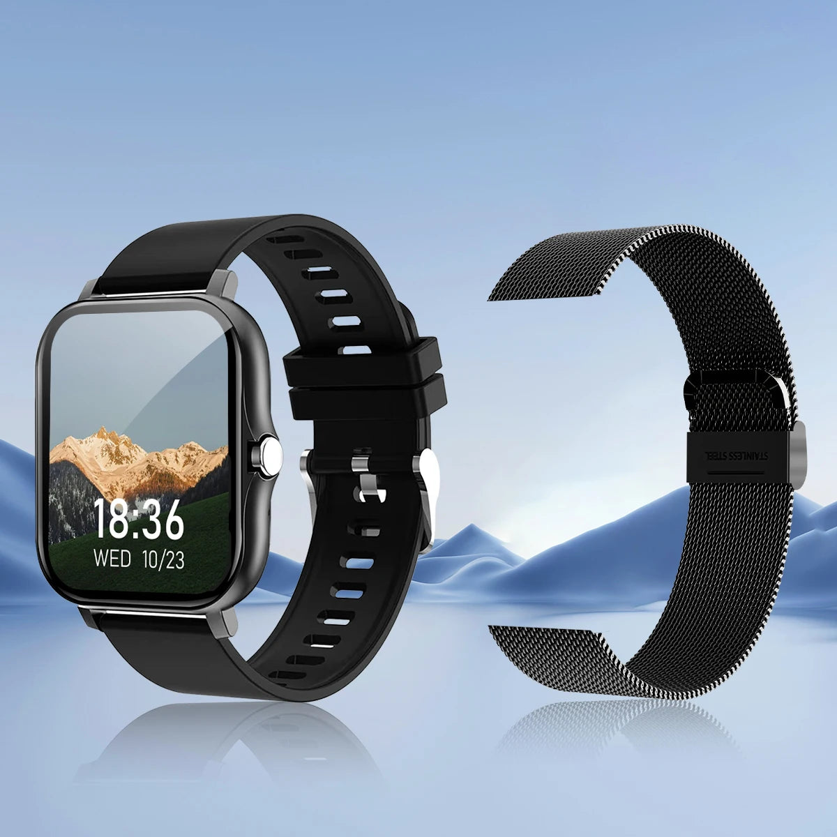 WristCall Smartwatch Smart Fitness & Communication Watch HD Touchscreen Call + Message Notifications
