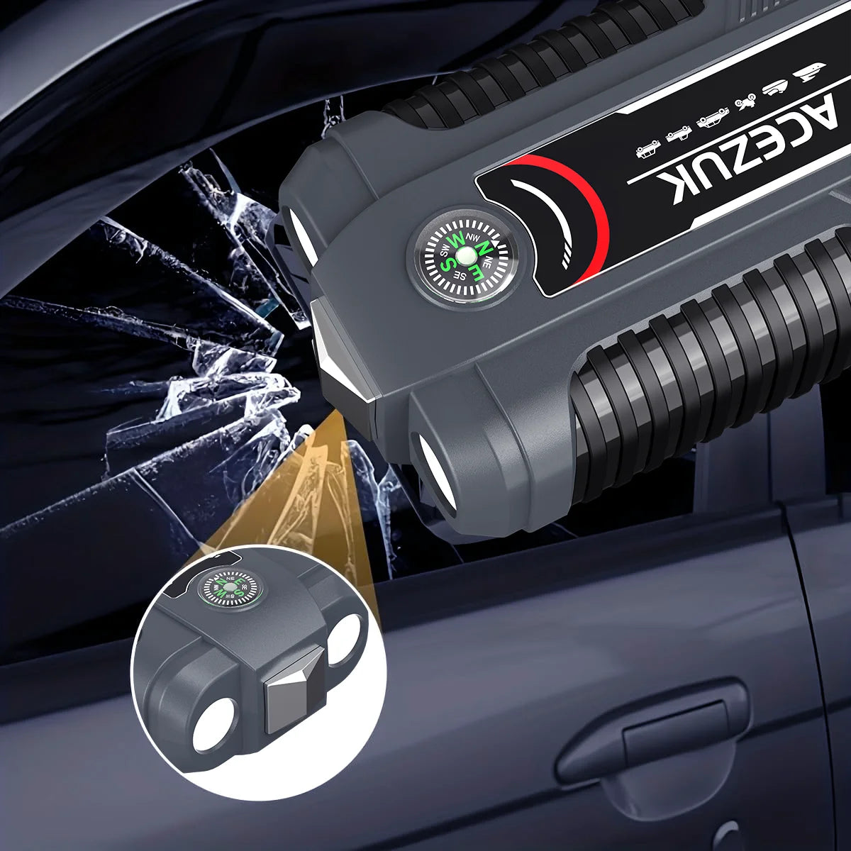 JumpStart Pro 1200A  Portable Car Jump Starter Built-In Flashlight with SOS Strobe