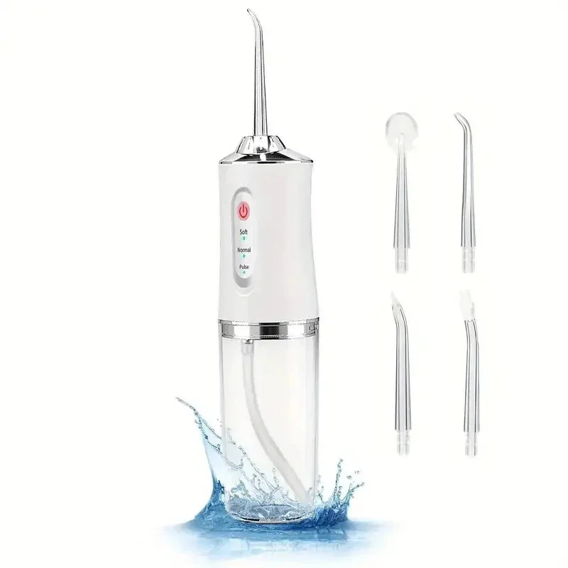 HydroFloss Water Jet Flosser
Cordless Oral Irrigator 4 Interchangeable Tips USB Rechargeable