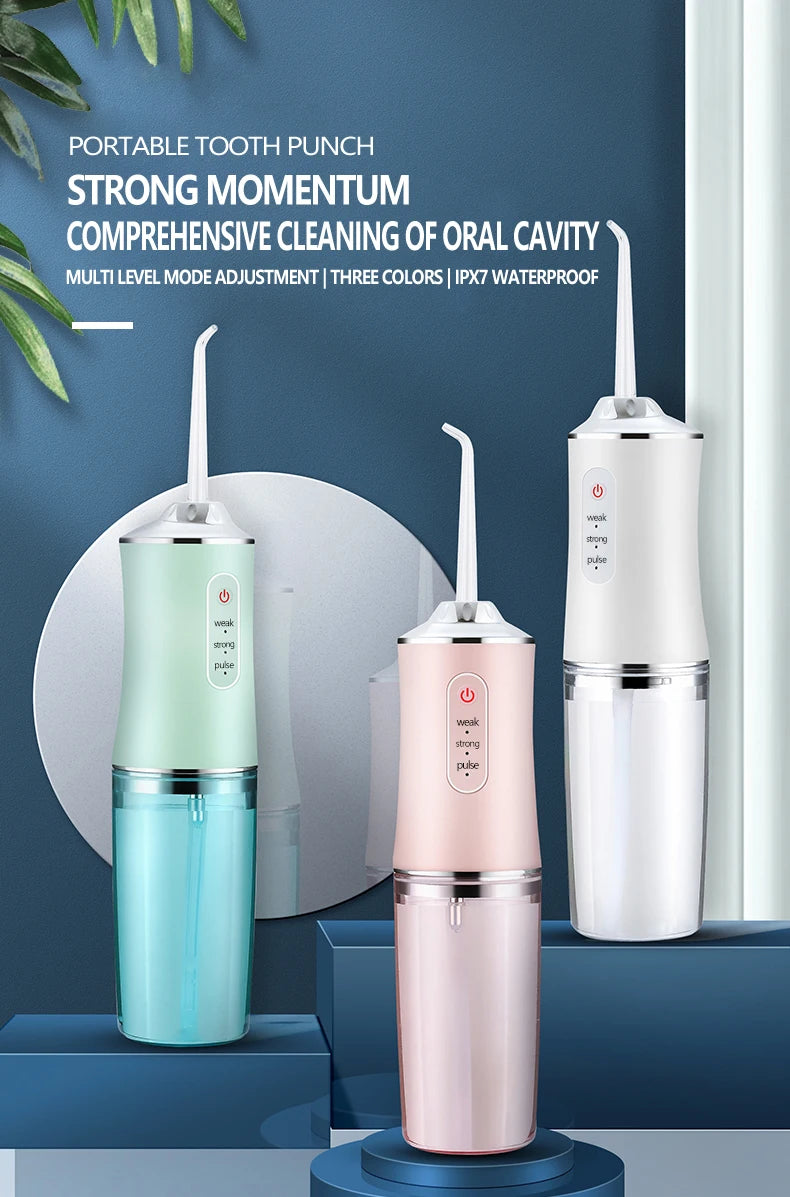 HydroFloss Water Jet Flosser
Cordless Oral Irrigator 4 Interchangeable Tips USB Rechargeable