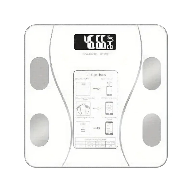 BodyMetrics Smart Scale Bluetooth Body Composition Scale Syncs with Smartphone App