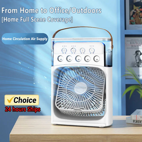 AeroChill 3-in-1 Air Cooler Personal Air Cooler Fan + Humidifier + Night Light