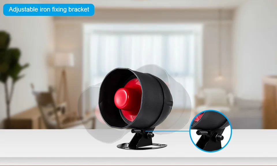 SecureHome Alarm Kit Wireless Smart Home Alarm System Real-Time Monitoring